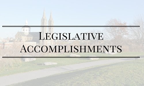 image link leading to legislative accomplishments page