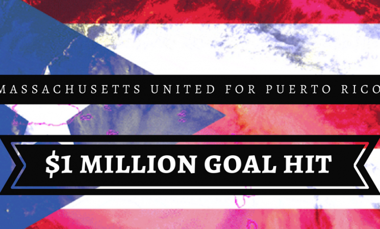 Massachusetts United for Puerto Rico moves quickly past $1 million target